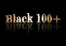  Black 100+ Logo